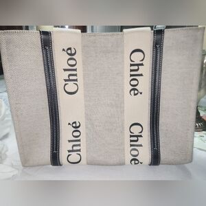 Chloe woody tote medium new